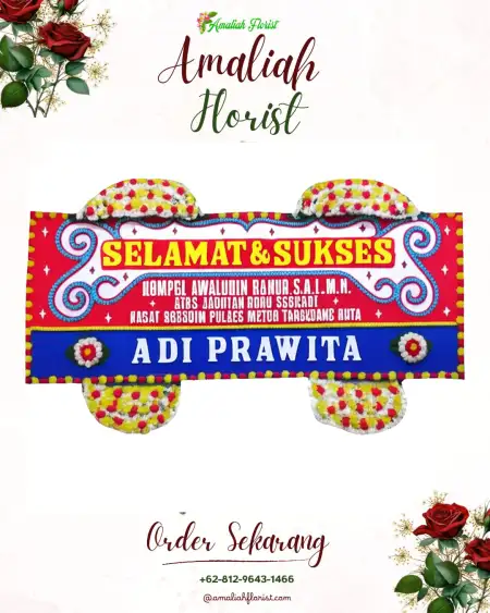 Papan Bunga Ucapan Selamat Pari